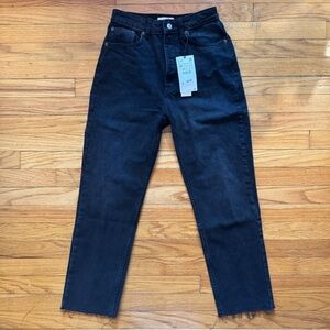 Zara Black Ankle Cropped Jeans